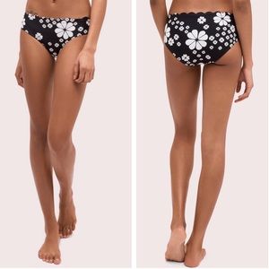 NWOT Kate Spade Flower Hipster Bikini Bottom Large